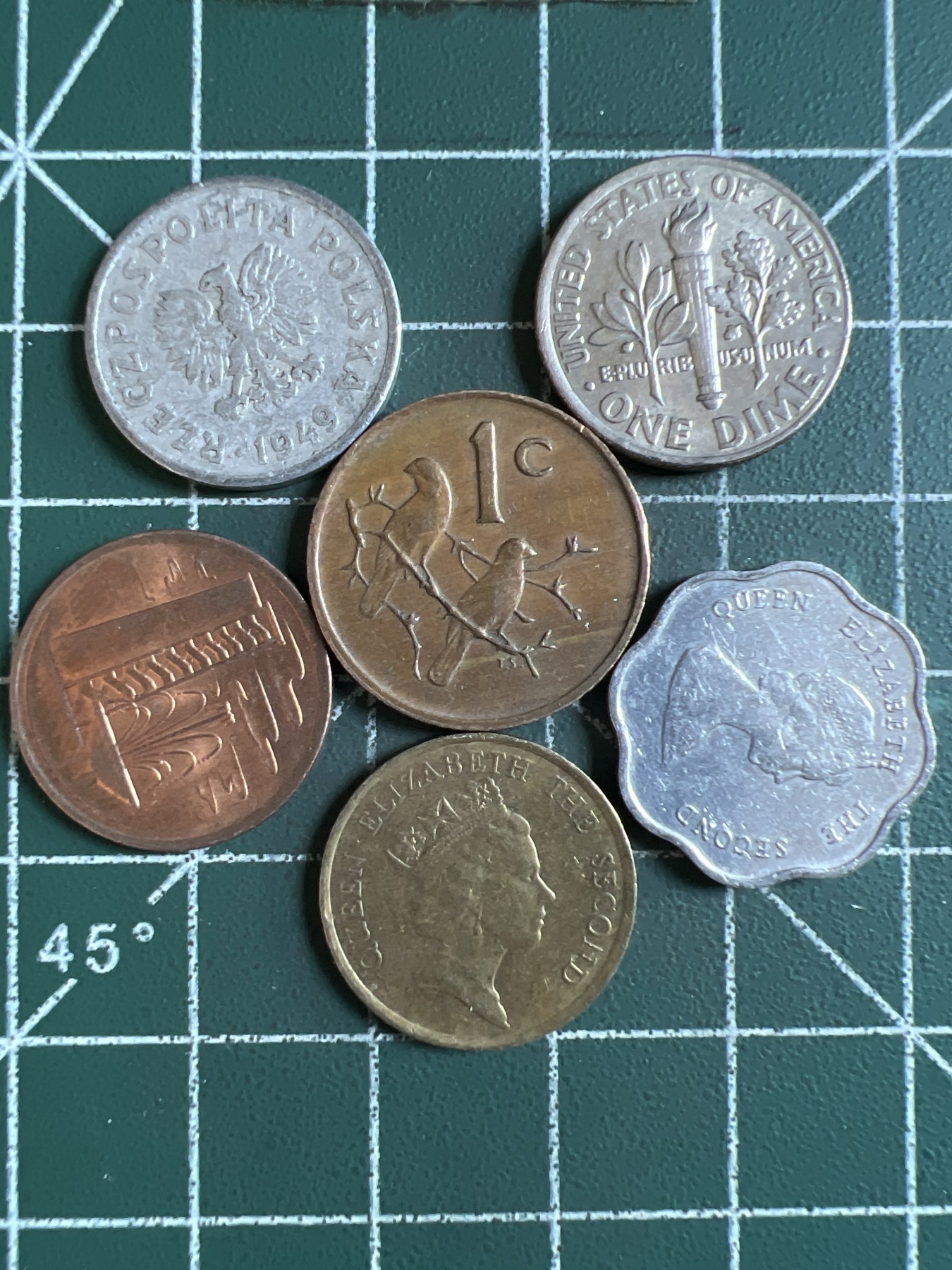 泡泡堂第363期  硬币专场 （无押金，捡漏，全场20包邮，偏远地区除外，接收代拍业务） 硬币六枚