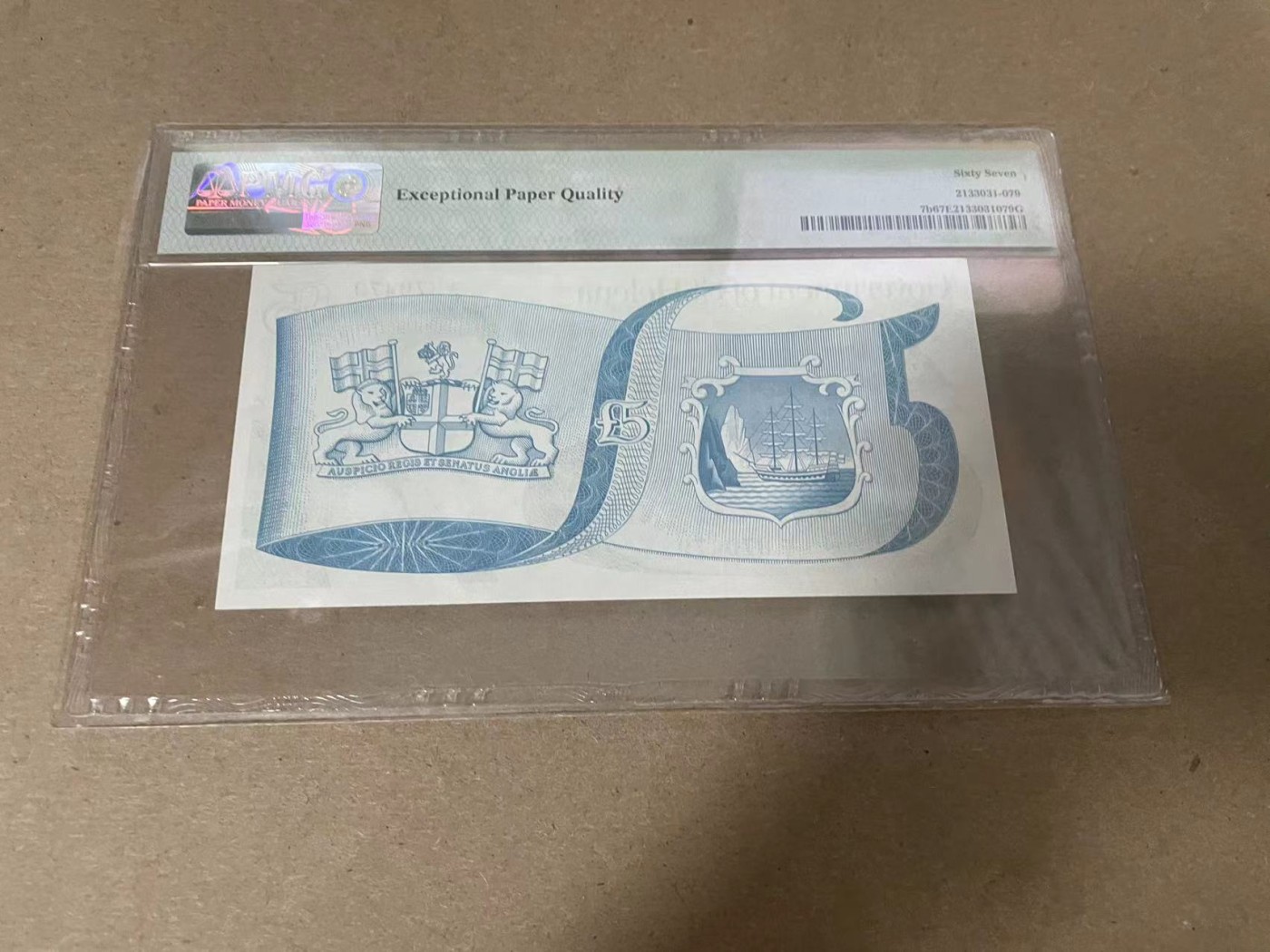 【Blue Auction】✨世界纸币精拍第347期——周日畅拍场【精】 圣赫勒拿 1981年5镑 PMG67EPQ 女王 