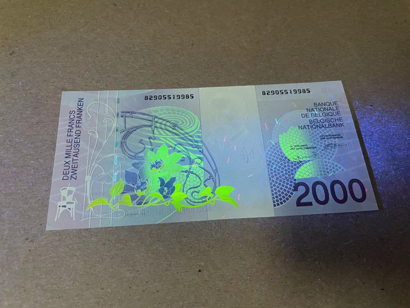 【Blue Auction】✨世界纸币精拍第347期——周日畅拍场【精】 【无47】比利时 末版 2000法郎 全新UNC