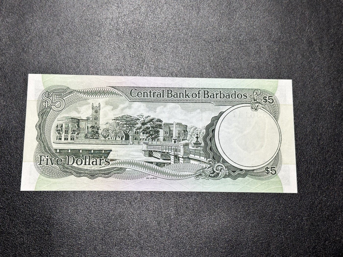 《外钞收藏家》第二百八十六期（连拍第三场） 巴巴多斯1973年5元 AU