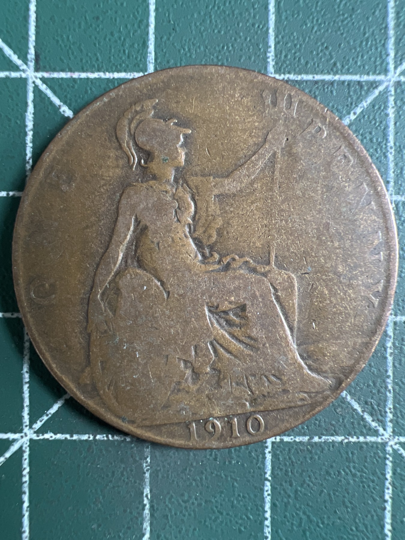 泡泡堂第362期  硬币专场 （无押金，捡漏，全场20包邮，偏远地区除外，接收代拍业务） 乔五一便士1910年