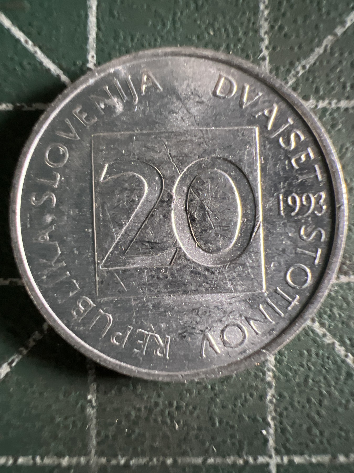 泡泡堂第361期  硬币专场 （无押金，捡漏，全场20包邮，偏远地区除外，接收代拍业务） 斯洛文尼亚20斯托廷