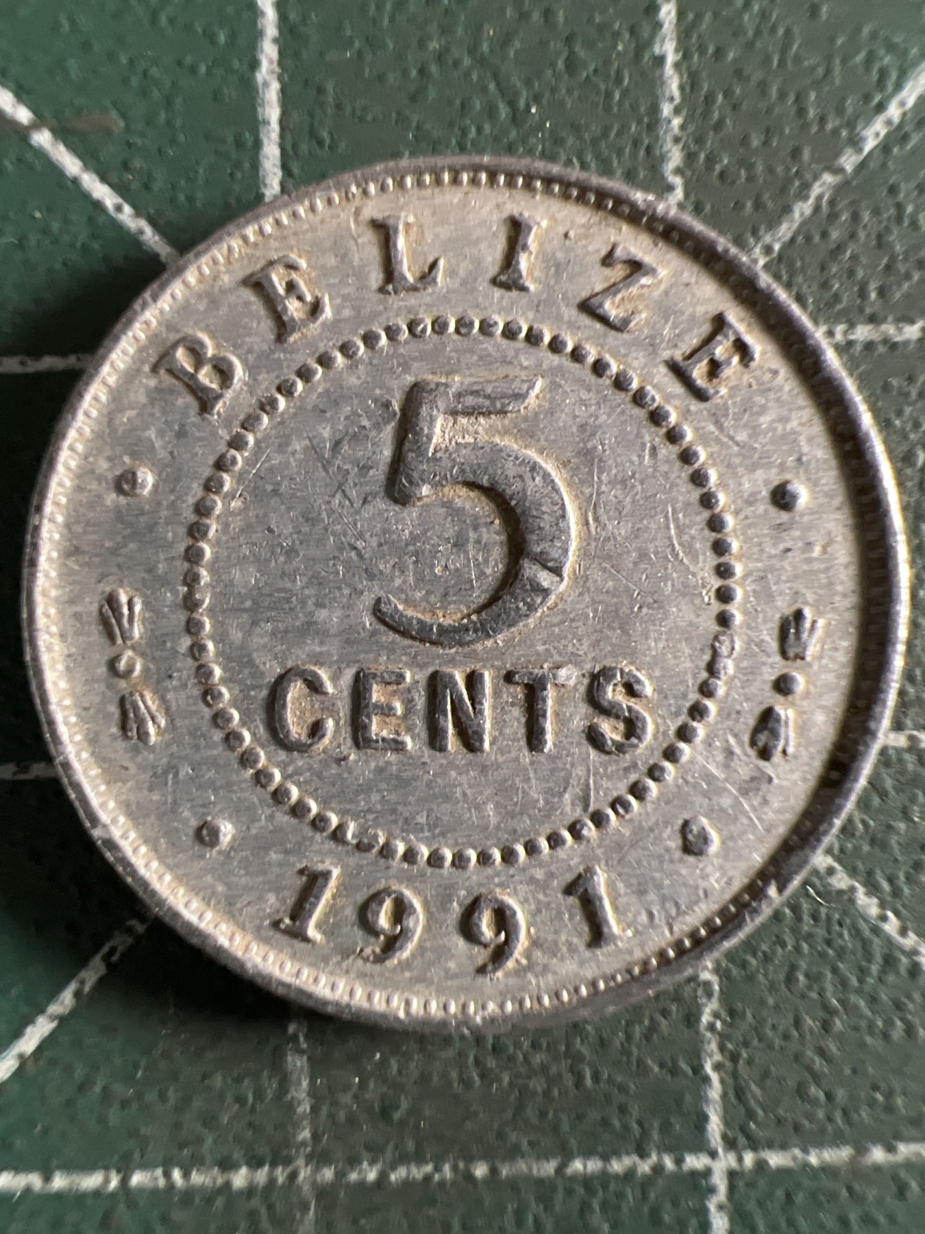 泡泡堂第371期  硬币专场 （无押金，捡漏，全场20包邮，偏远地区除外，接收代拍业务） 伯利兹伊丽莎白5分铝币