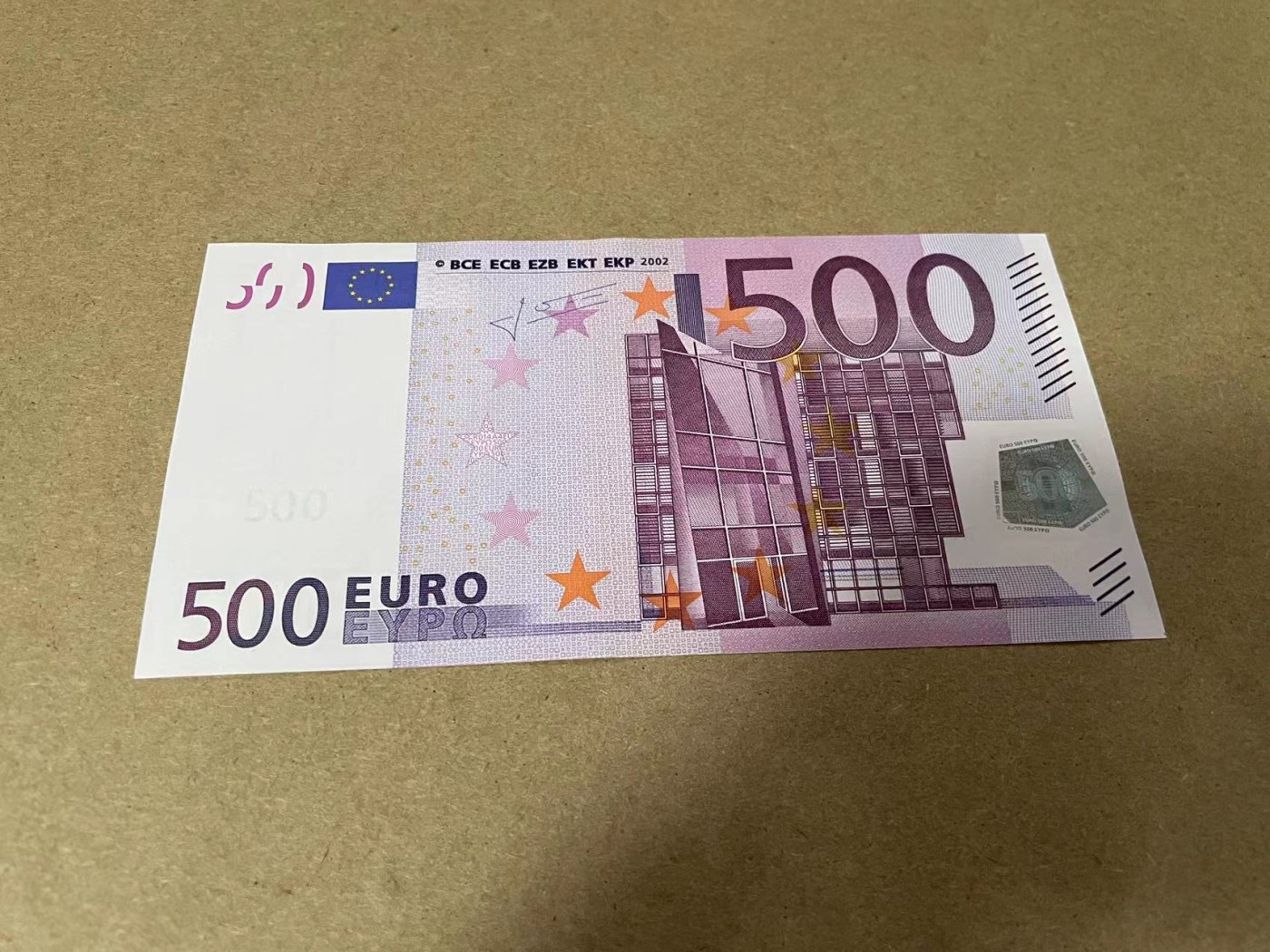 【Blue Auction】✨世界纸币精拍第347期——周日畅拍场【精】 欧盟 2002年 二签 500欧元 全新UNC