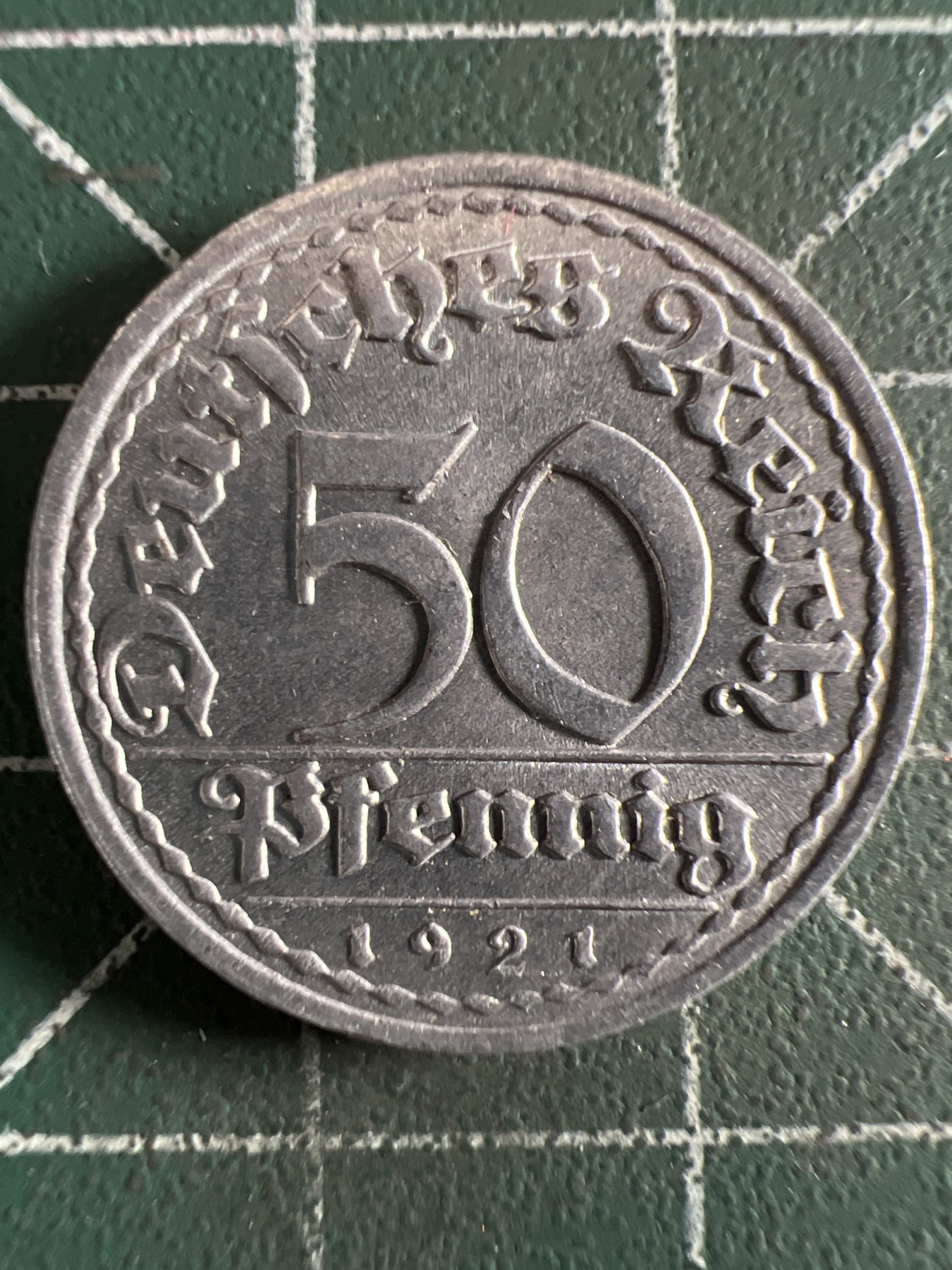 泡泡堂第360期  硬币专场 （无押金，捡漏，全场20包邮，偏远地区除外，接收代拍业务） 德国魏玛共和国50芬尼