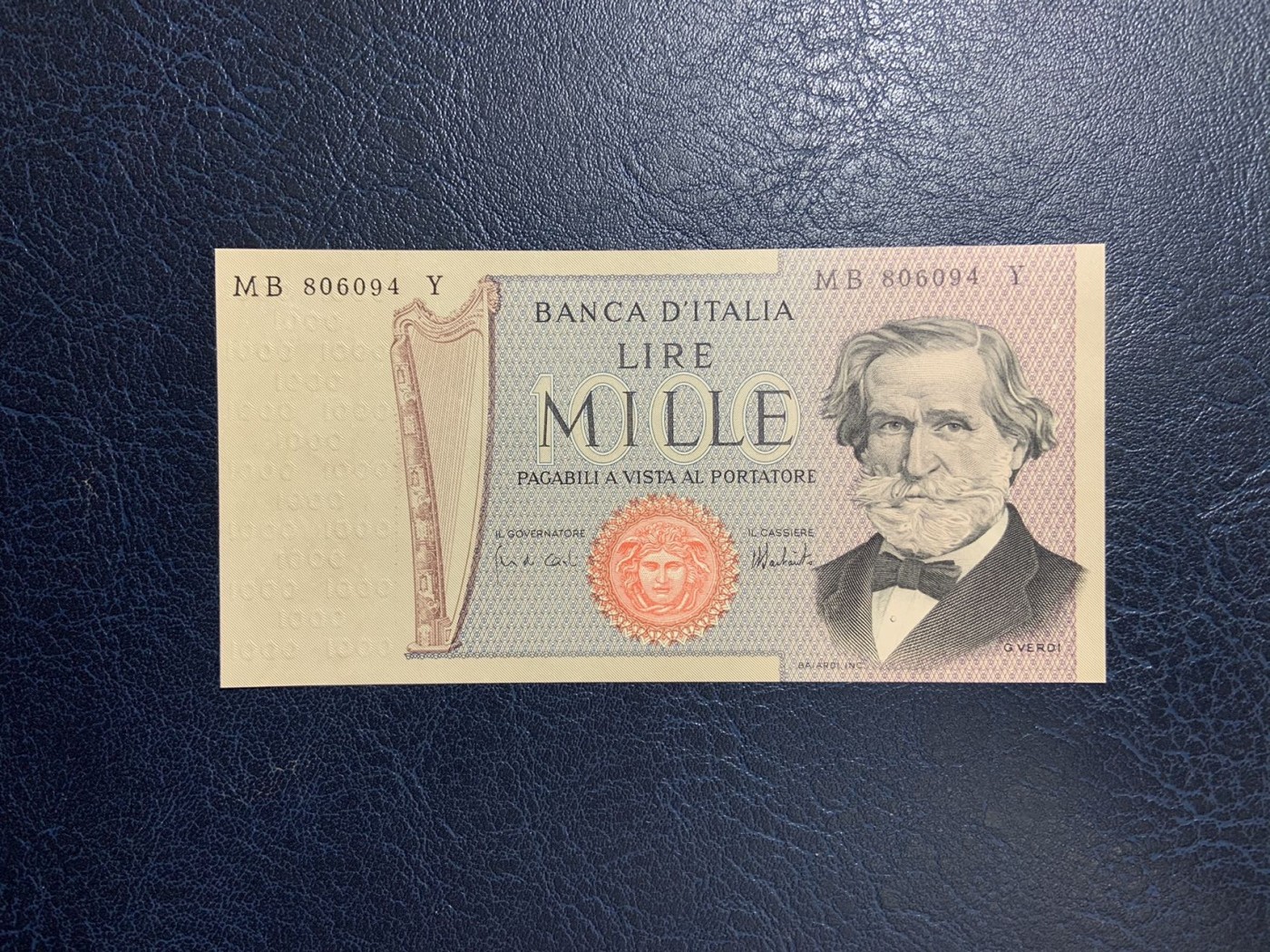 收藏联盟Quantum Auction 第275期拍卖  意大利1973年1000里拉 品相全新UNC 早期年份