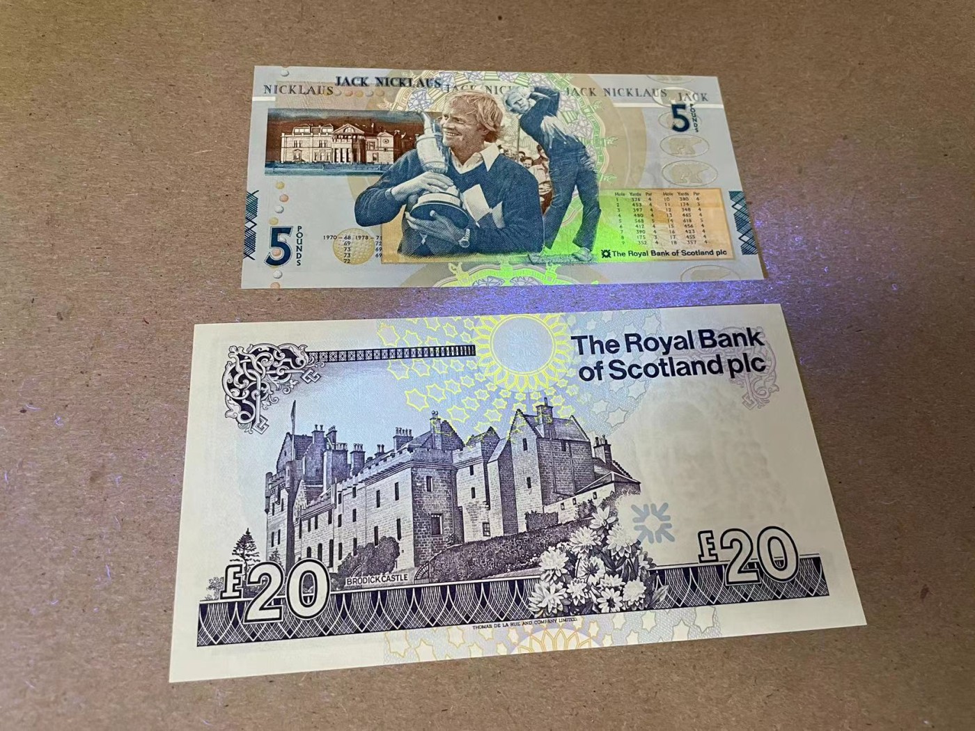 【Blue Auction】✨世界纸币精拍第347期——周日畅拍场【精】 【一组2张】苏格兰 大卷毛5-20镑一组 全新UNC