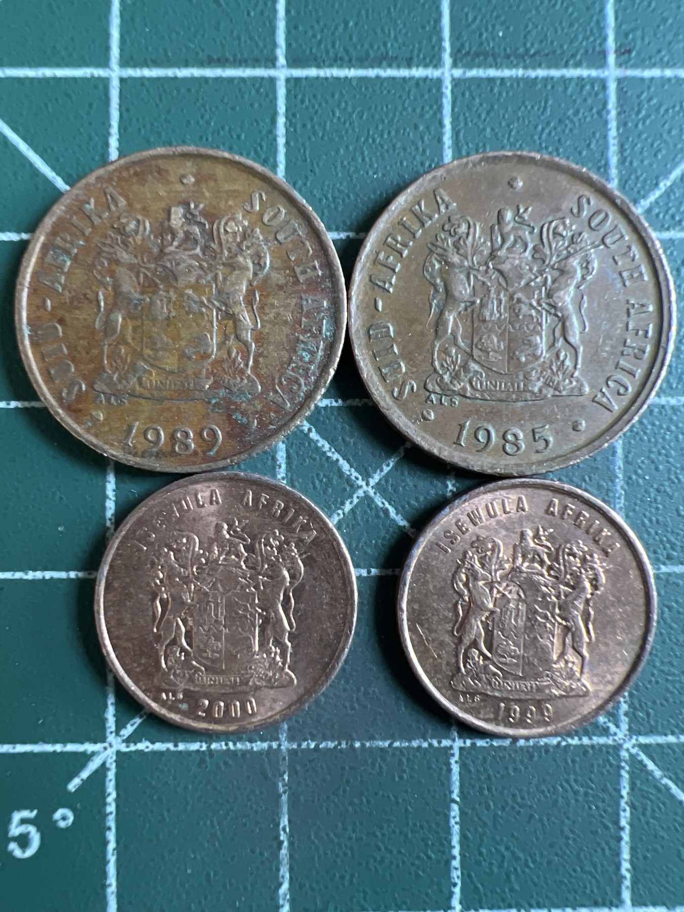 泡泡堂第363期  硬币专场 （无押金，捡漏，全场20包邮，偏远地区除外，接收代拍业务） 南非4枚