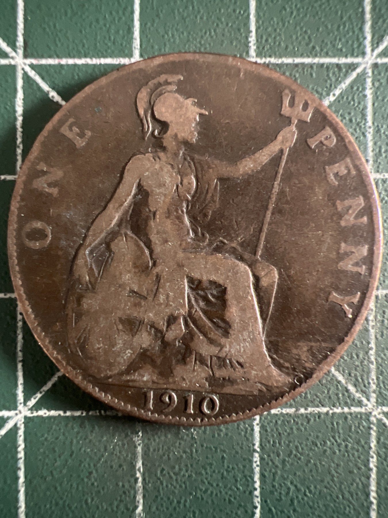 泡泡堂第378期 硬币专场 （无押金，捡漏，全场20包邮，偏远地区除外，接收代拍业务） 乔五一便士1910年