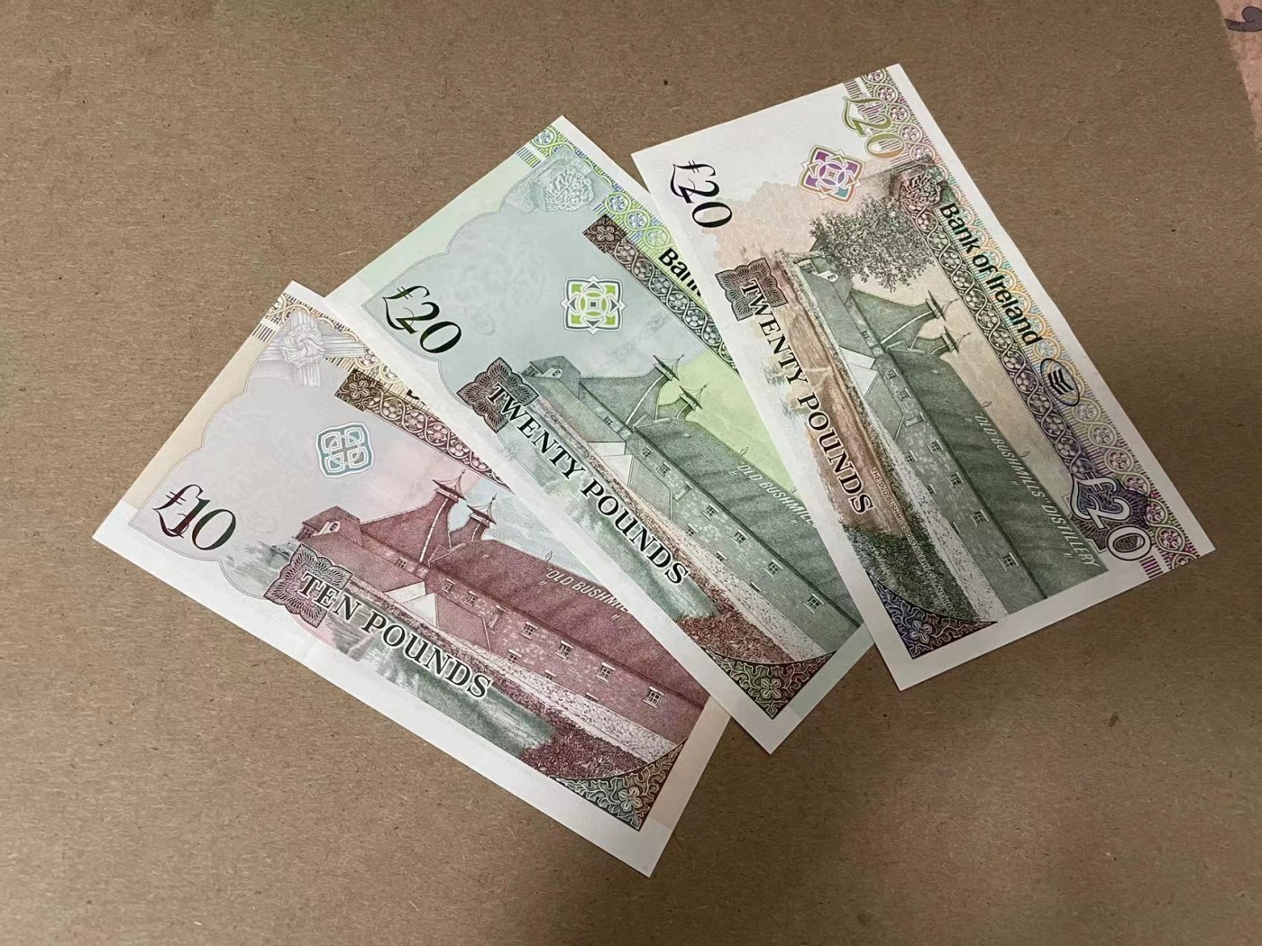 【Blue Auction】✨世界纸币精拍第347期——周日畅拍场【精】 【一组3张】北爱尔兰 2008-2017年10-20镑一组 全新UNC