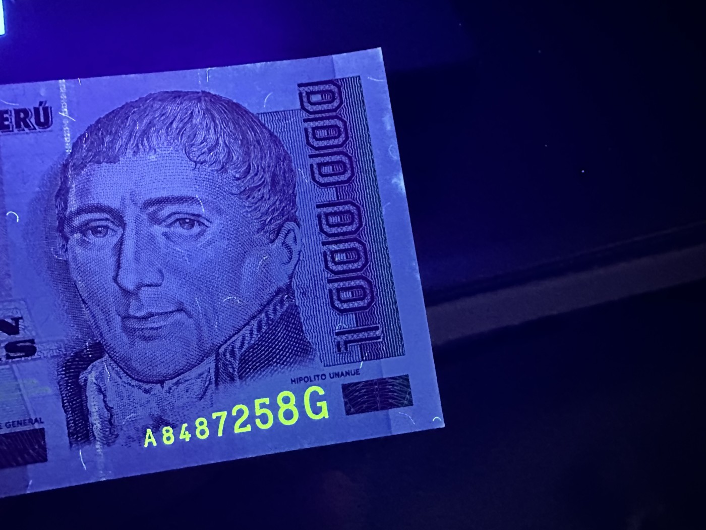 《外钞收藏家》第二百八十六期（连拍第三场） 全新1990年 秘鲁1000000 100万 印蒂 -- A冠 轻微潮点