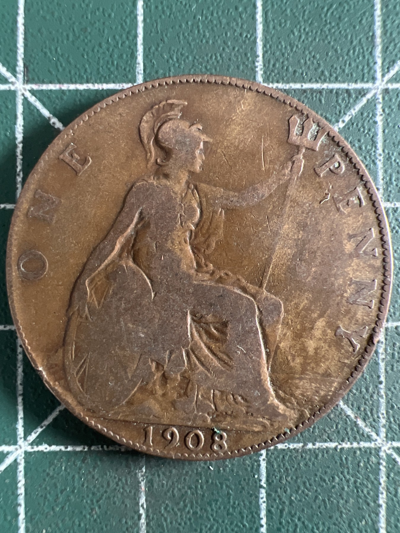 泡泡堂第360期  硬币专场 （无押金，捡漏，全场20包邮，偏远地区除外，接收代拍业务） 乔五一便士1908年