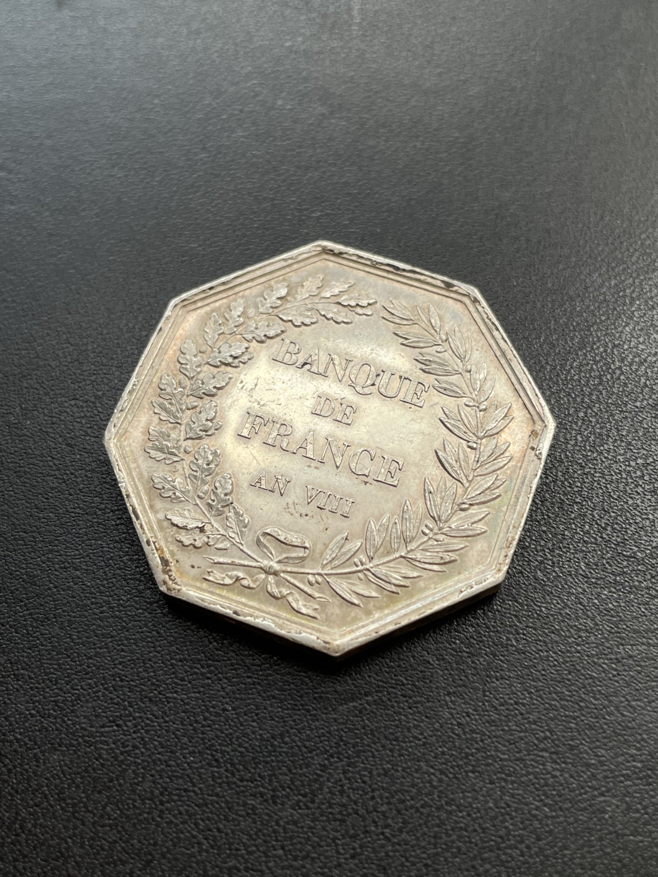 「木头集藏」章牌专场-第27期 法兰西银行银章 直径：36mm ，21.9 g