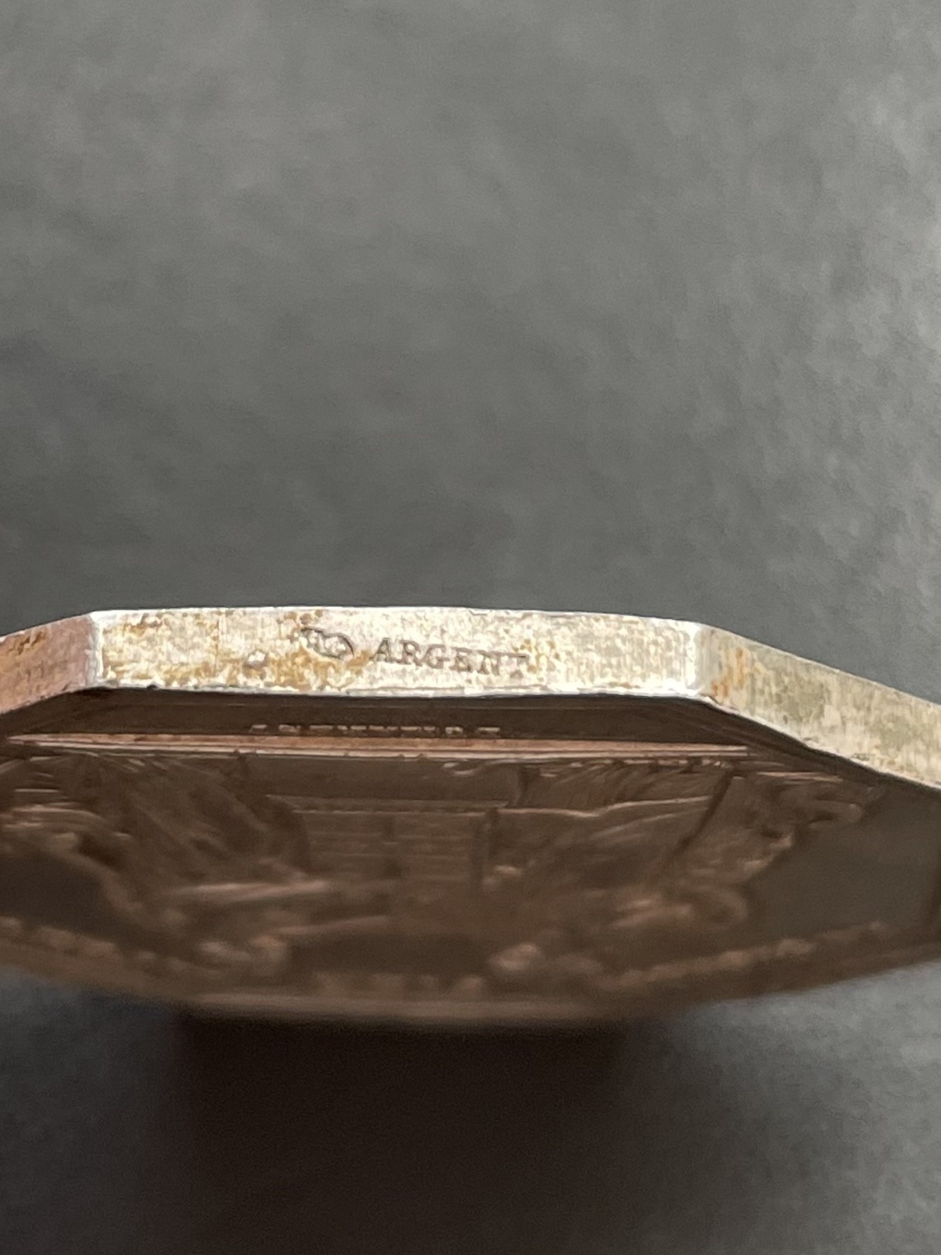 「木头集藏」章牌专场-第27期 法兰西银行银章 直径：36mm ，21.9 g