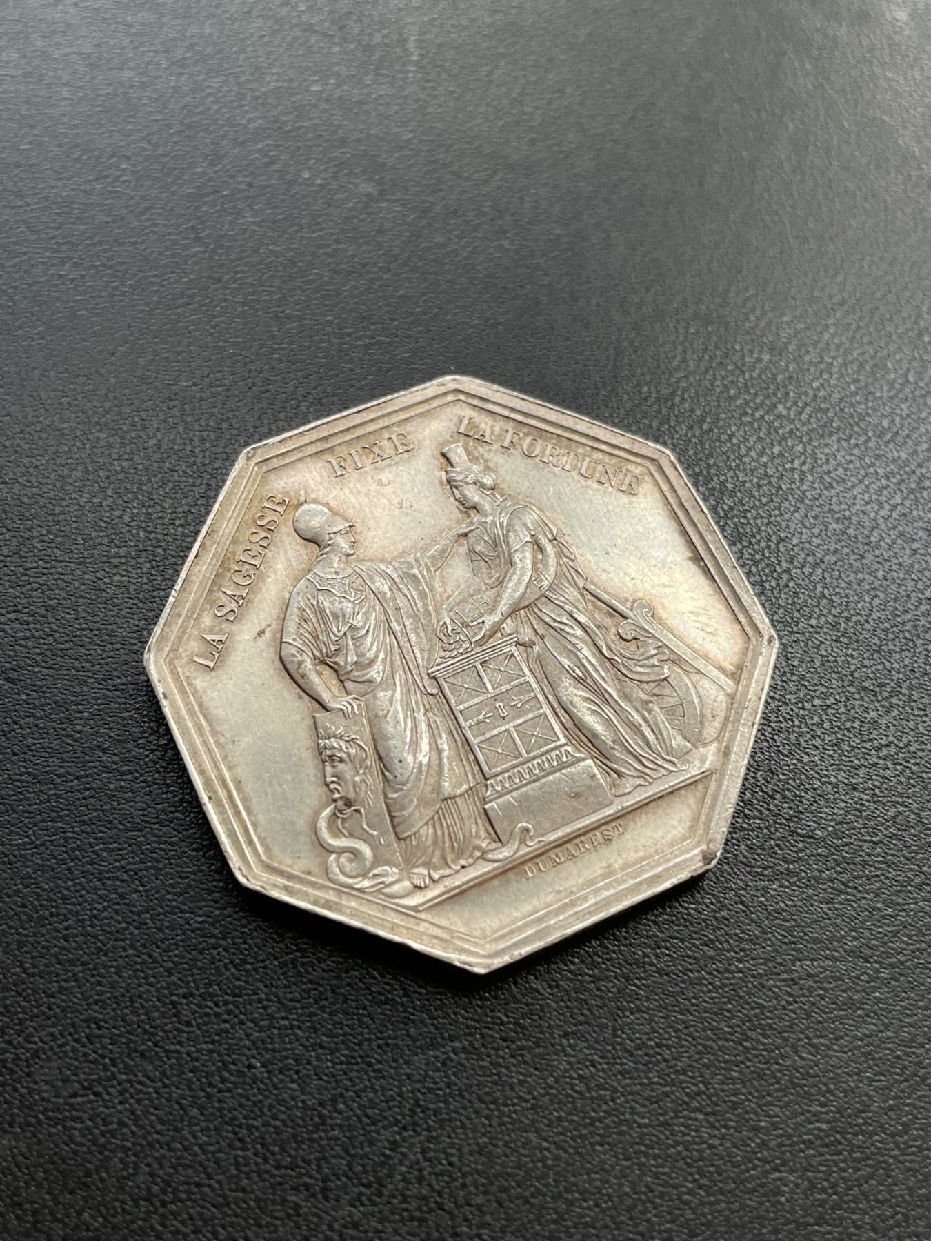 「木头集藏」章牌专场-第27期 法兰西银行银章 直径：36mm ，21.9 g