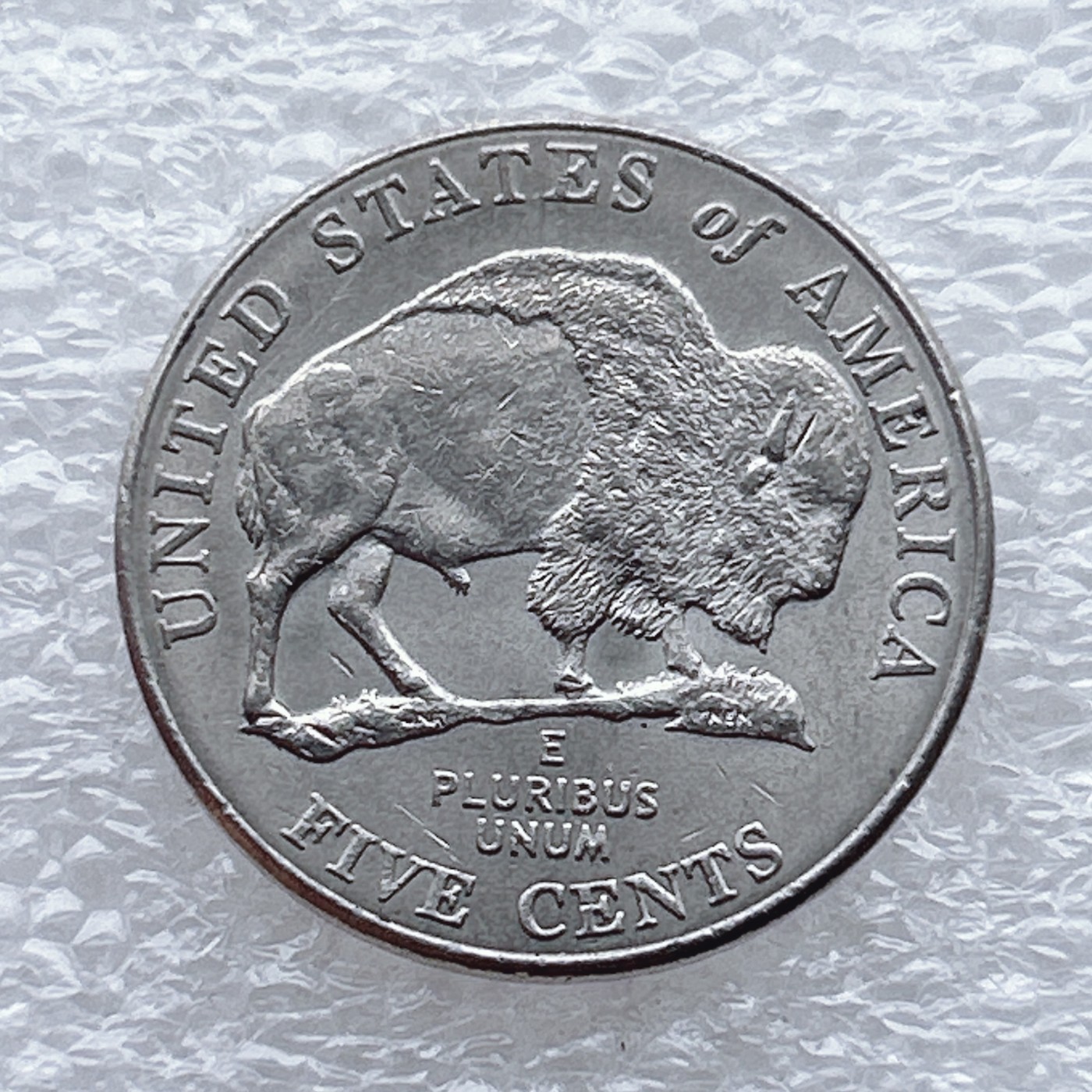 全场一元起拍 世界钱币散币场 第八期 2005年美国牦牛杰费逊克拉克远征200年5分D版纪念币