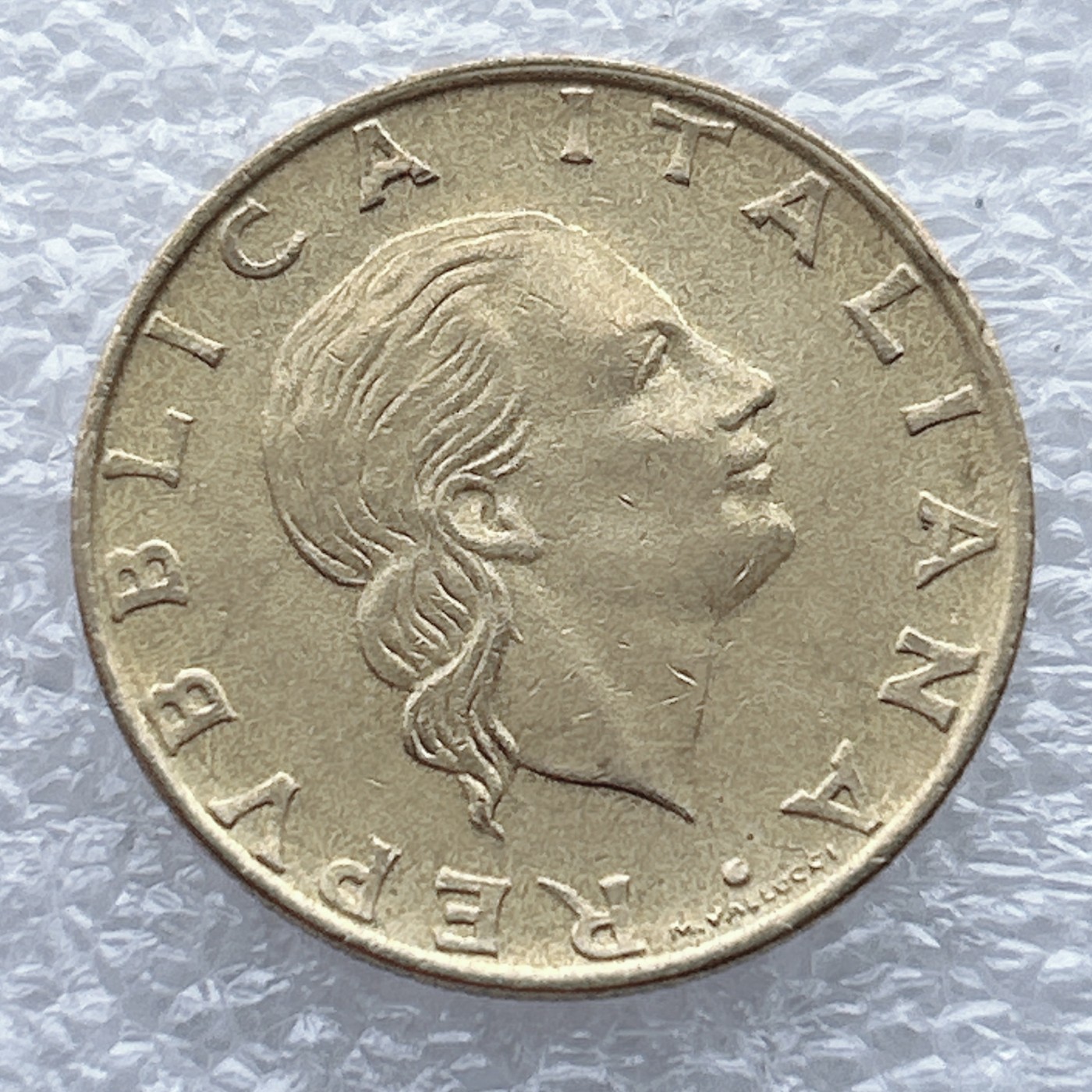 全场一元起拍 世界钱币散币场 第八期 意大利200里拉军事航空70周年纪念币