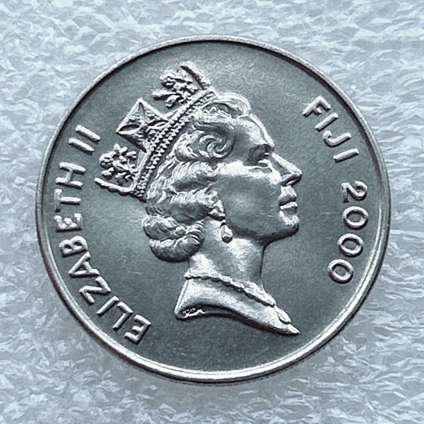 全场一元起拍 世界钱币散币场 第八期 2000年斐济10分女王投掷锤