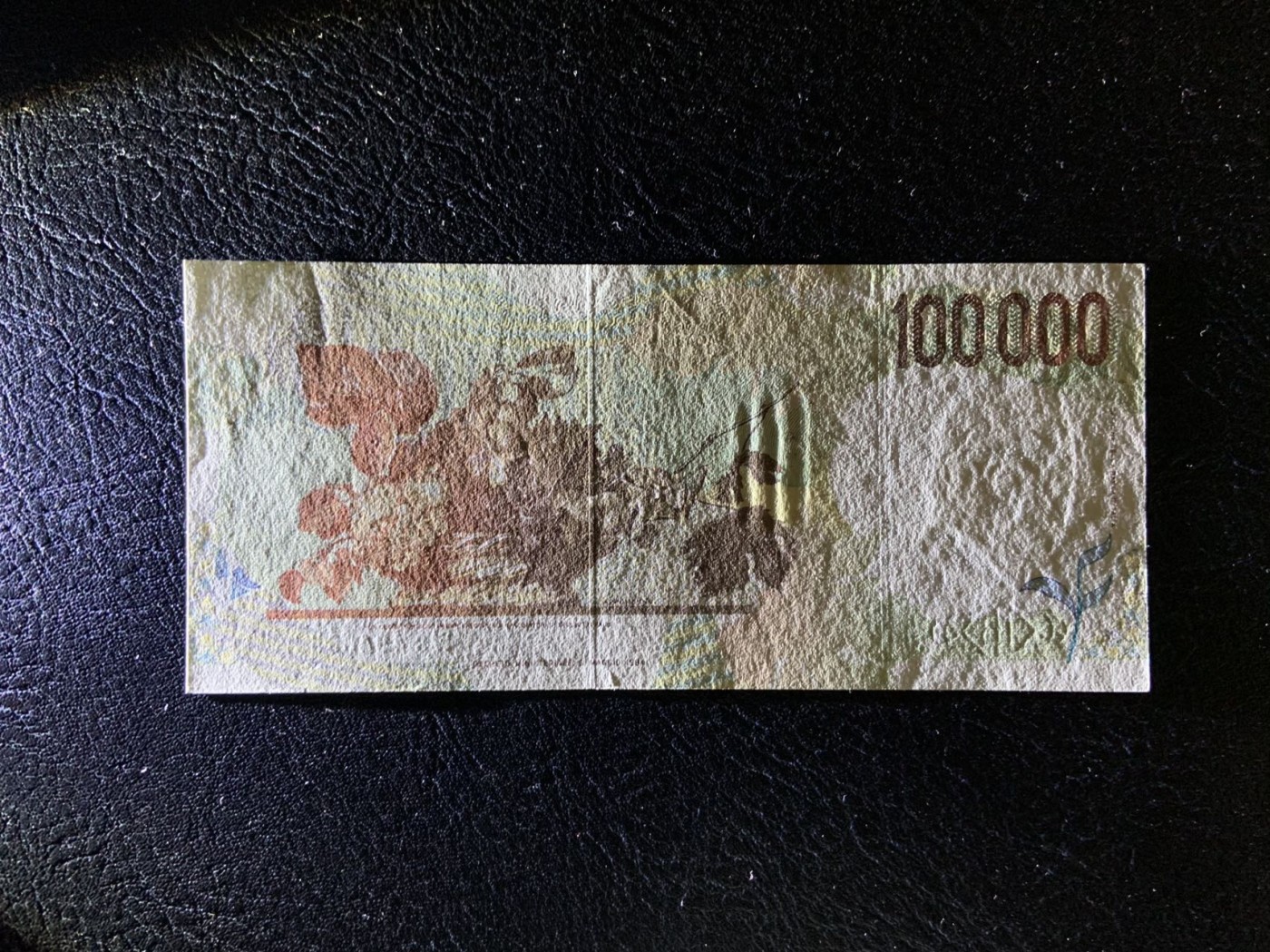 收藏联盟Quantum Auction 第275期拍卖  意大利1994年100000里拉 品相UNC 边缘一轻微触痕 