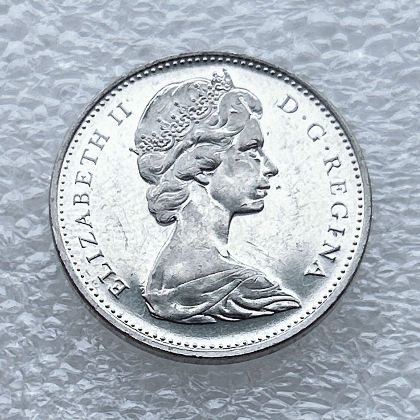 全场一元起拍 世界钱币散币场 第八期 1967年加拿大5分