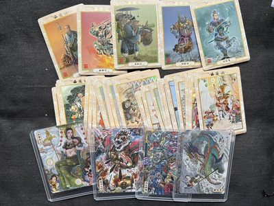 【随心卡拍】收藏卡拍卖第一期【全场包邮】 - 【人文西游】ips限定 普卡全套+闪卡4张