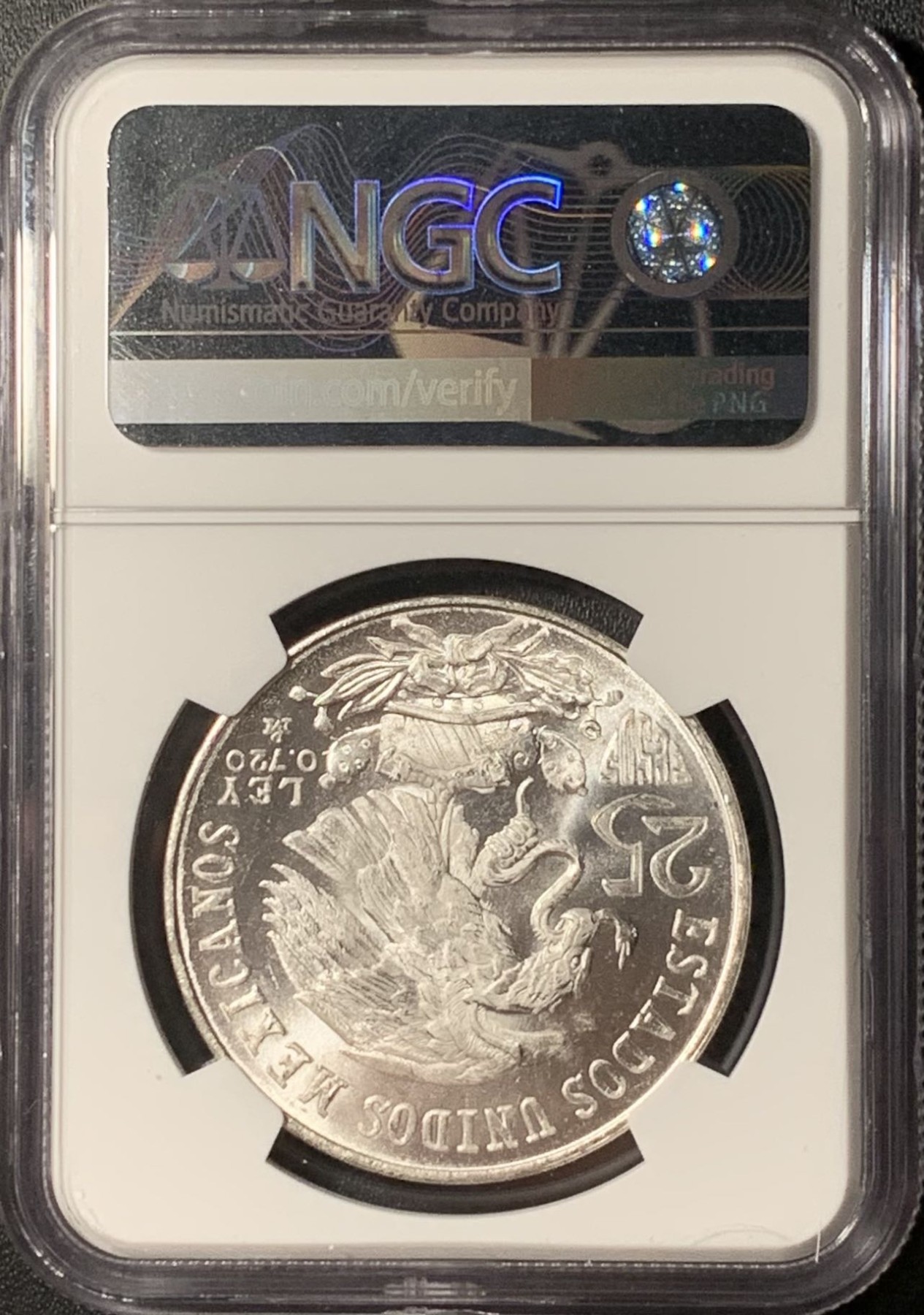 紫瑗钱币——第291期拍卖 墨西哥 1968年 墨西哥城奥运会 25比索 银币 NGC MS66