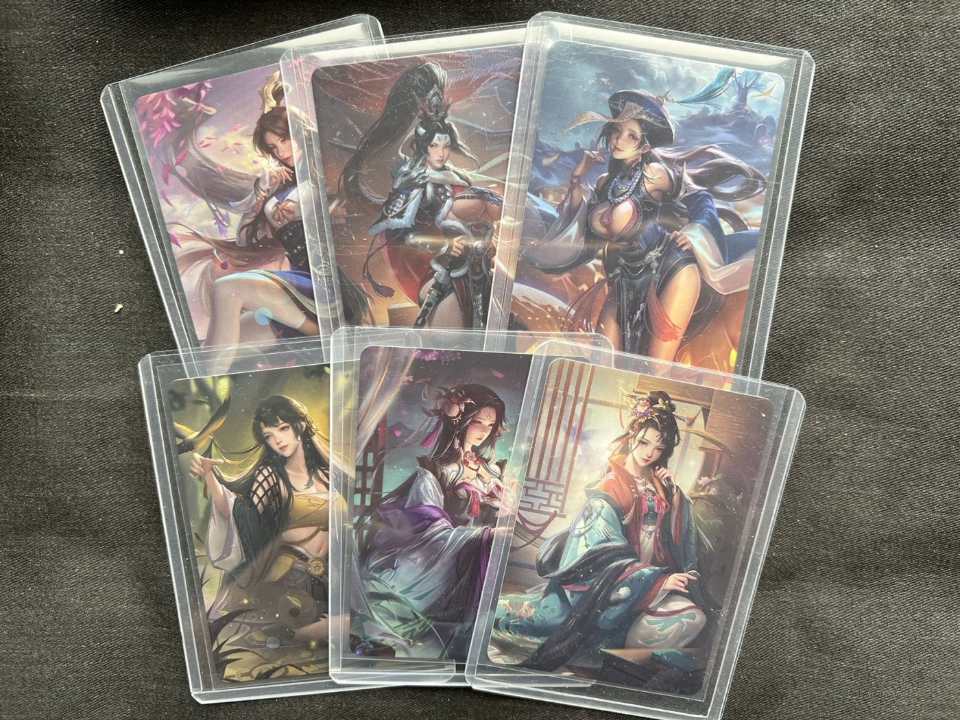 【随心卡拍】收藏卡拍卖第一期【全场包邮】 【自制卡】美人 6张 闪卡