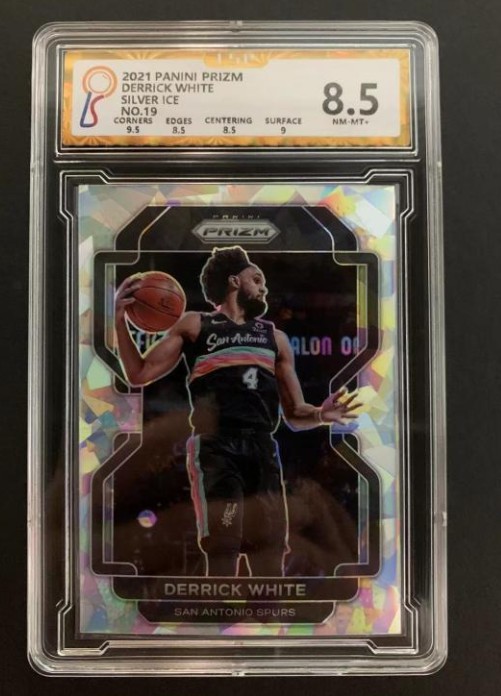 篮球卡足球卡帕尼尼TOPPS无佣金纯拍卖拍多少都发货！！！ DERRRICK WHITE PRIZM PANINI 银碎闪