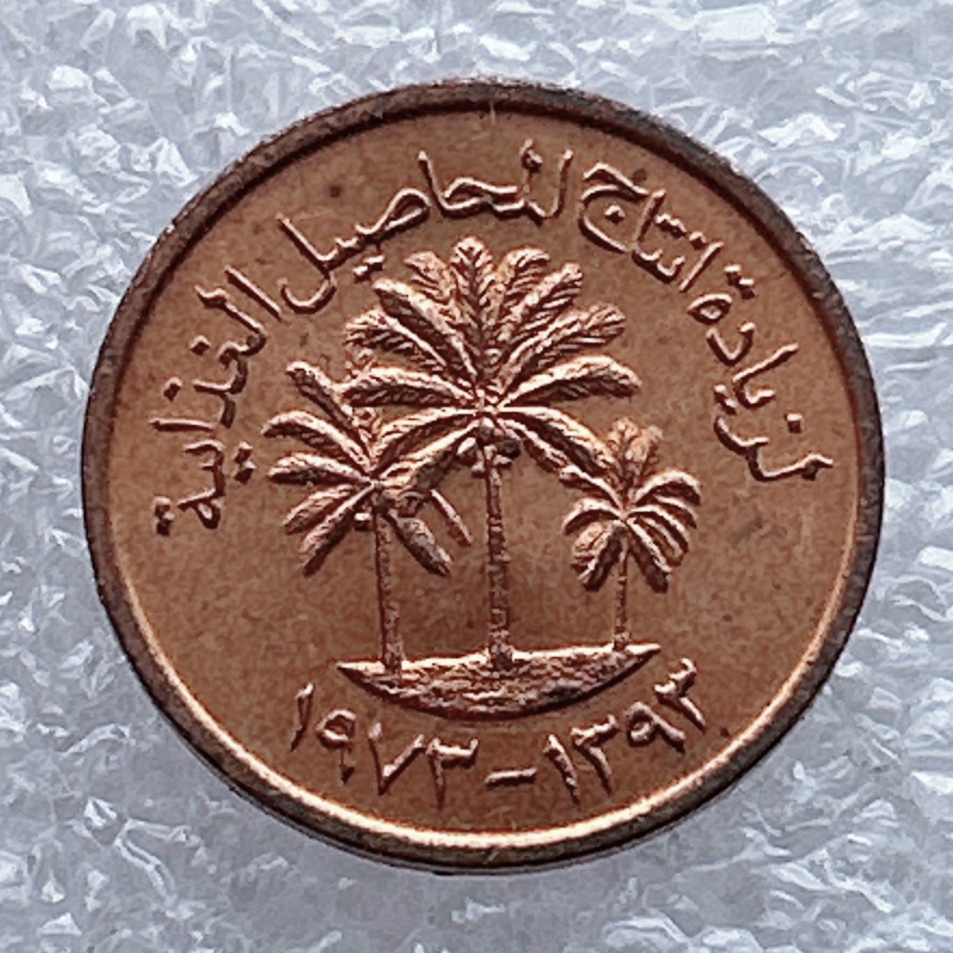 全场一元起拍 世界钱币散币场 第九期 阿拉伯联合酋长国-1973年1费尔