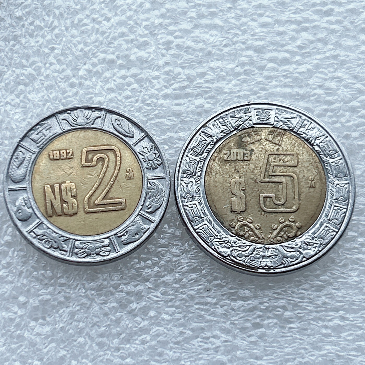 全场一元起拍 世界钱币散币场 第九期 墨西哥比索钱币