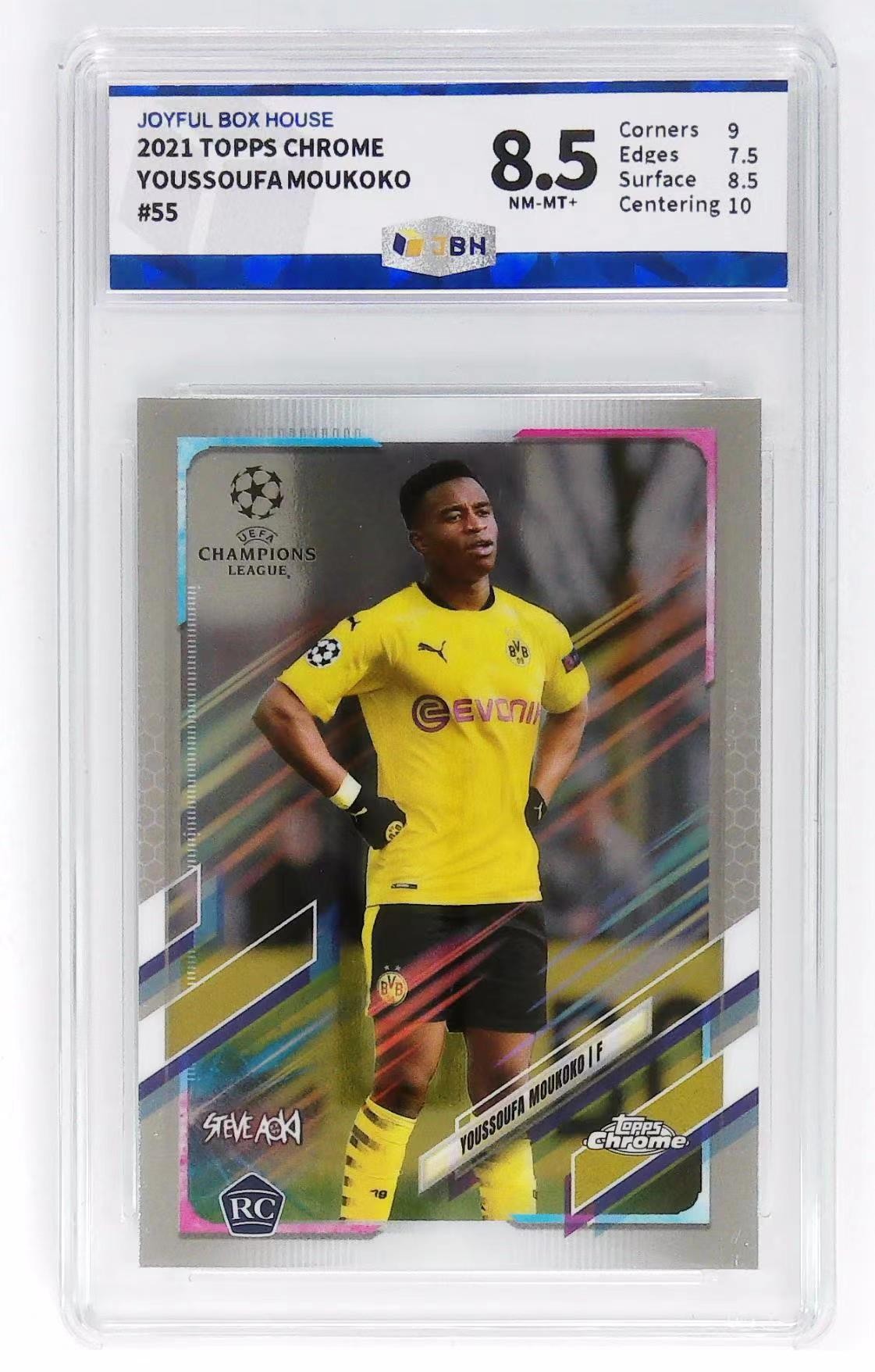 篮球卡足球卡帕尼尼TOPPS无佣金纯拍卖拍多少都发货！！！ YOUSSOUFA MOUKOKO TOPPS CHROME