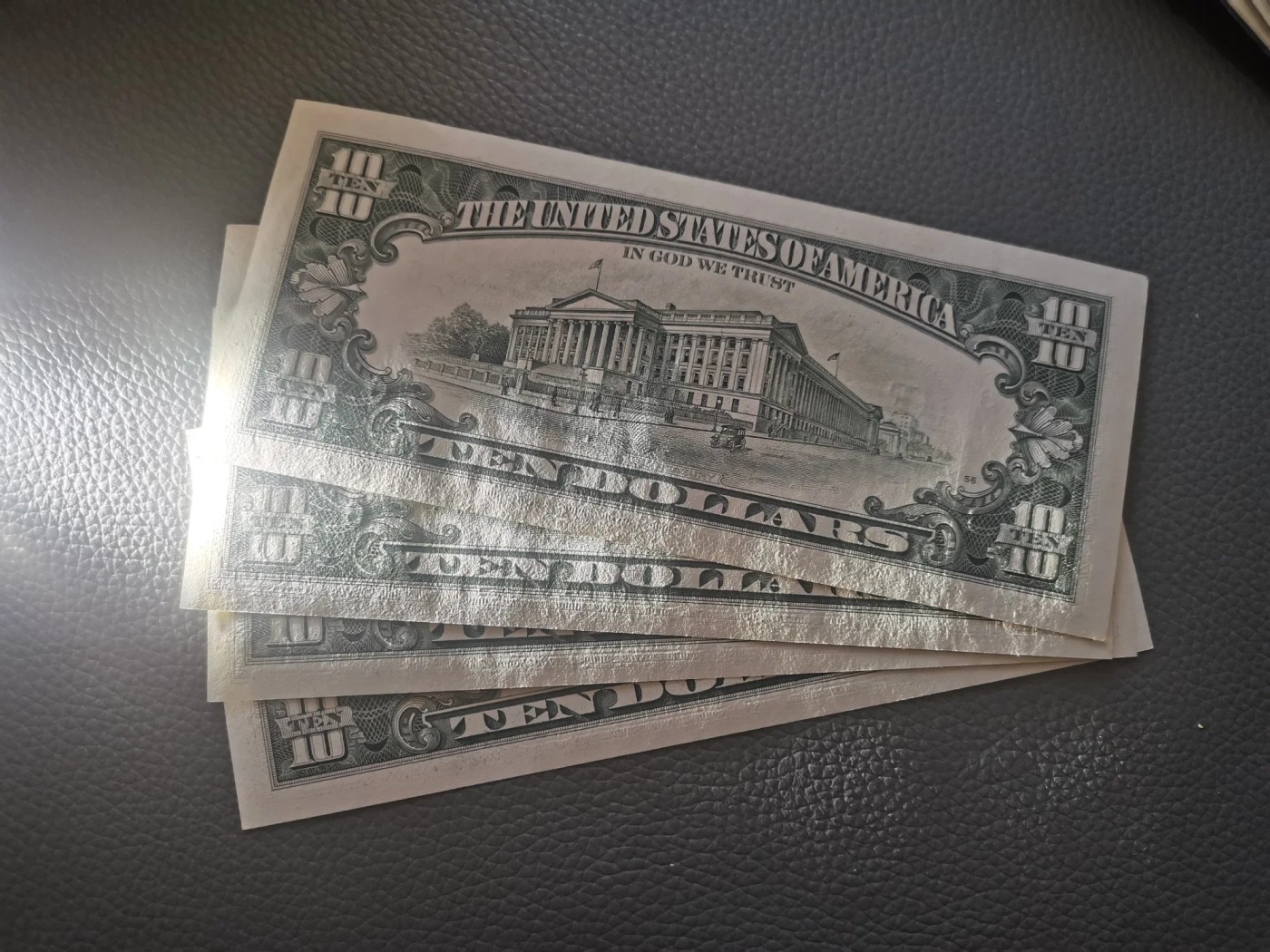 美国纸币 1995年 小头10美元纸币  全新UNC 单价 美国纸币 1995年 小头10美元纸币  全新UNC 单价