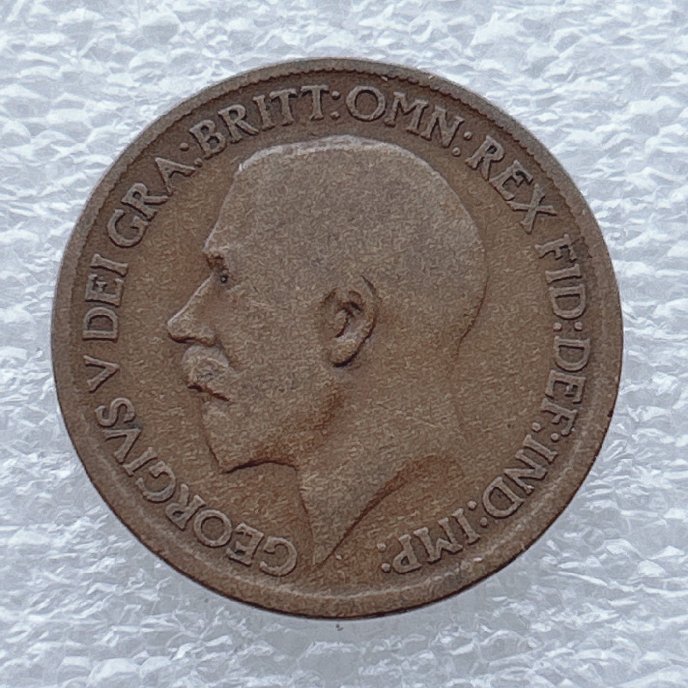 全场一元起拍 世界钱币散币场 第九期 英国1920年硬币 乔治五世