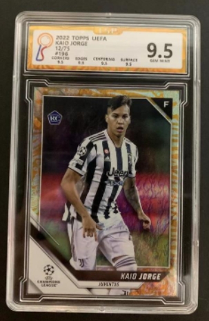 篮球卡足球卡帕尼尼TOPPS无佣金纯拍卖拍多少都发货！！！ KAIO JORGE UEFA TOPPS 在编12/75