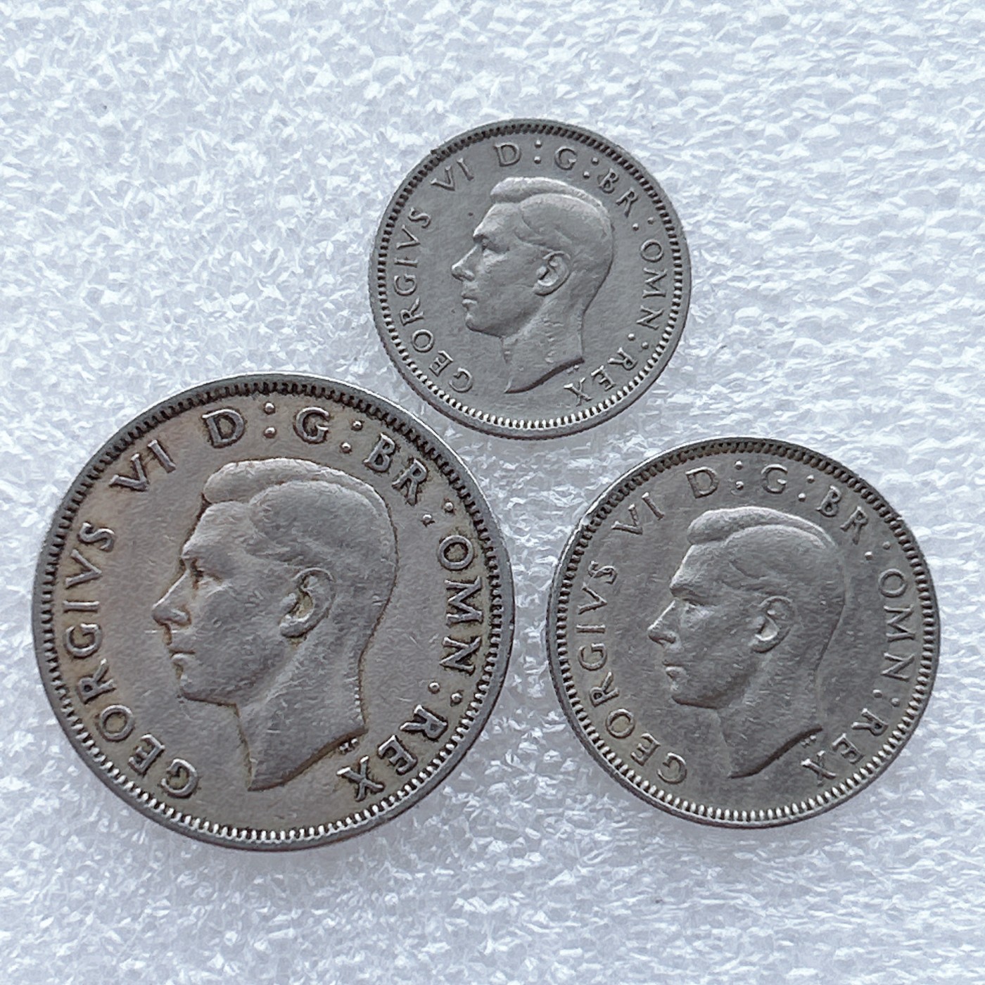 全场一元起拍 世界钱币散币场 第九期 英国40年代钱币 乔治六世