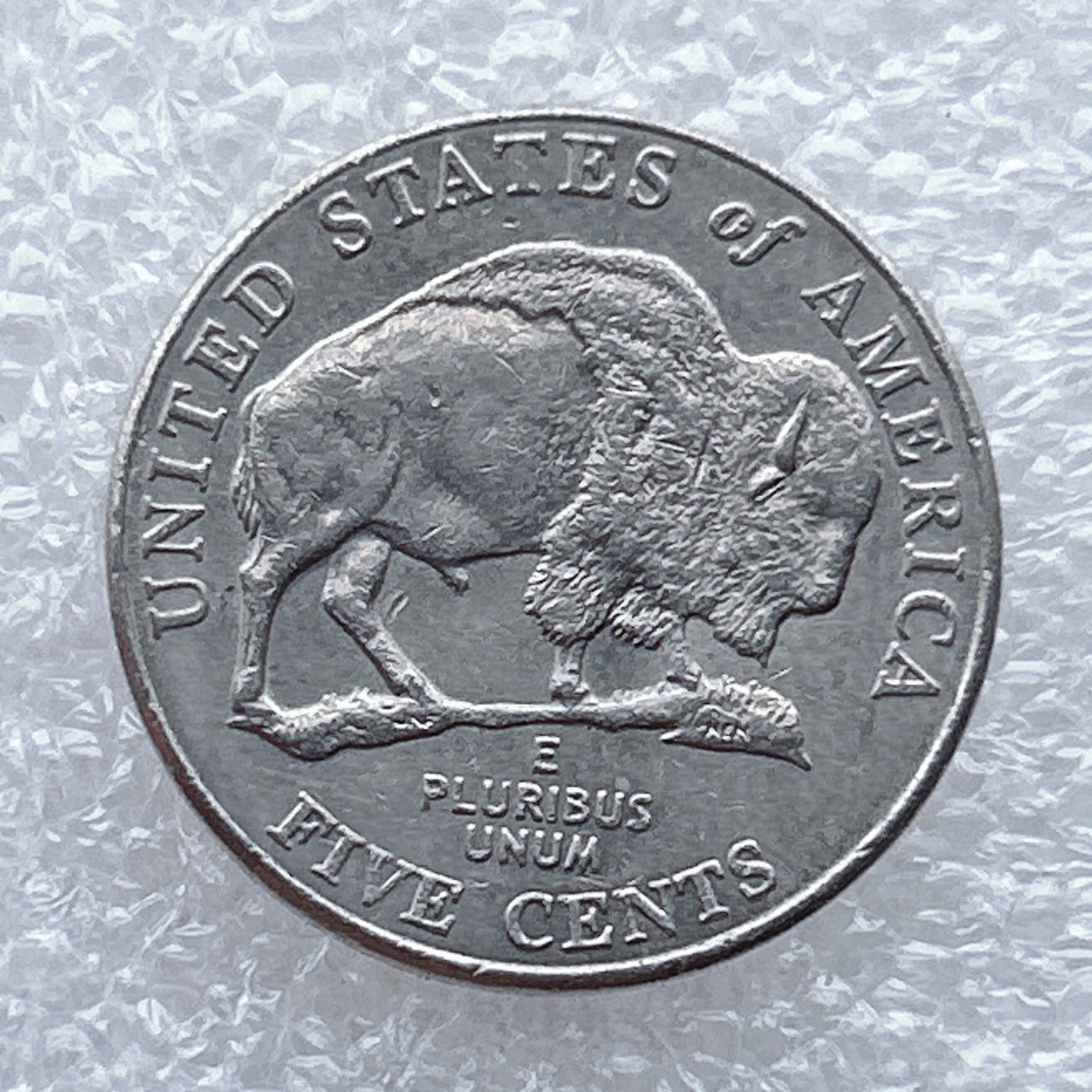 全场一元起拍 世界钱币散币场 第九期 2005年美国牦牛杰费逊克拉克远征200年5分D版纪念币