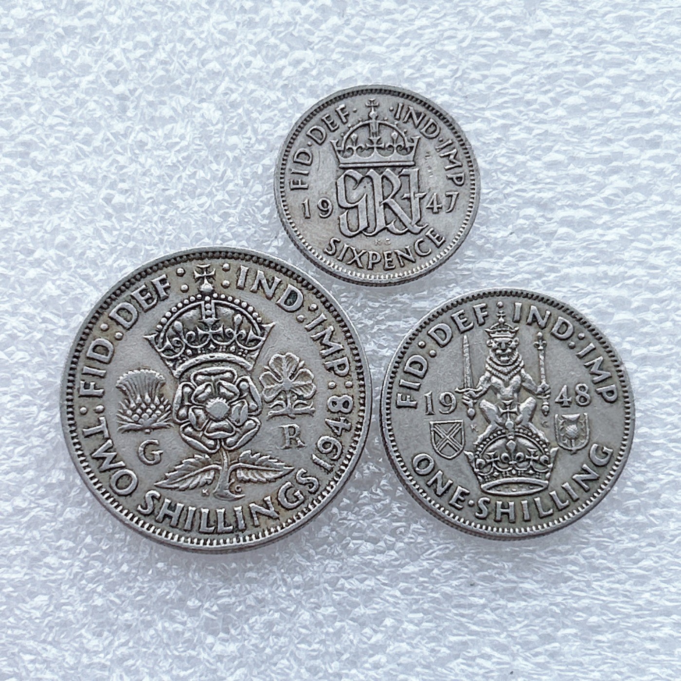 全场一元起拍 世界钱币散币场 第九期 英国40年代钱币 乔治六世