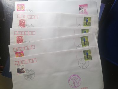 邮票 邮资封专场 - 南京至台北首航纪念封五张