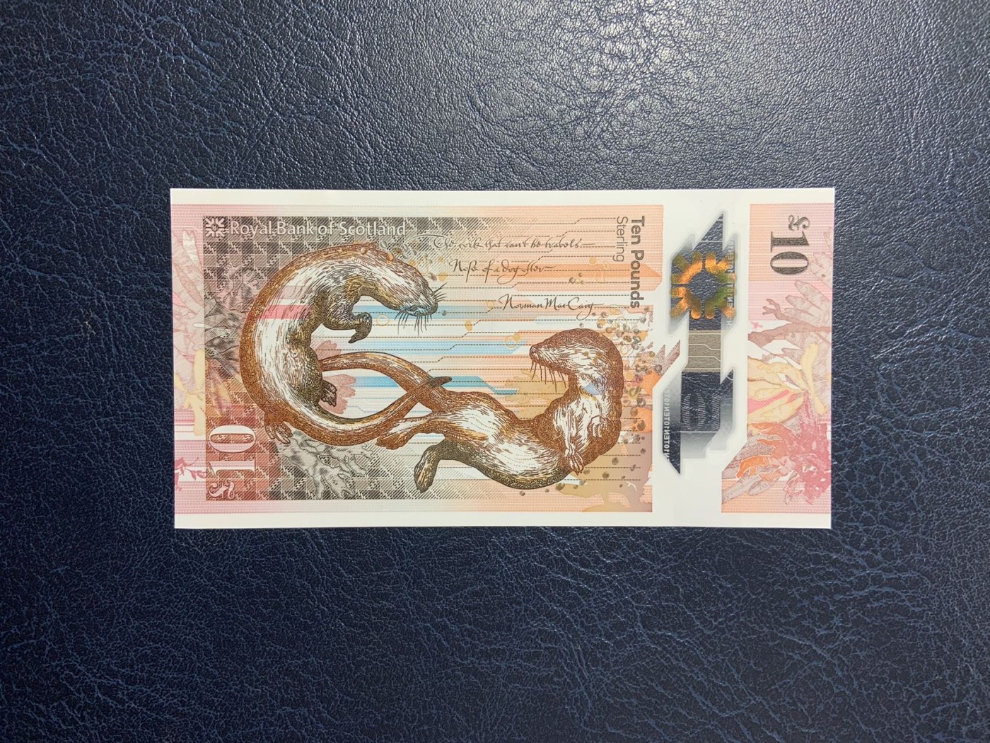 收藏联盟Quantum Auction 第276期拍卖  苏格兰皇家银行2021年10镑 品相全新UNC 豹子号000