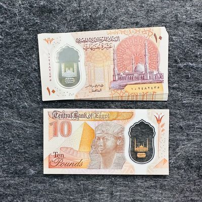 94th 🐰¥¥ 埃及10镑和20镑，首发冠（Safeguard和Guardian基材） - 10镑，Guardian基材，首发冠，1D2482435