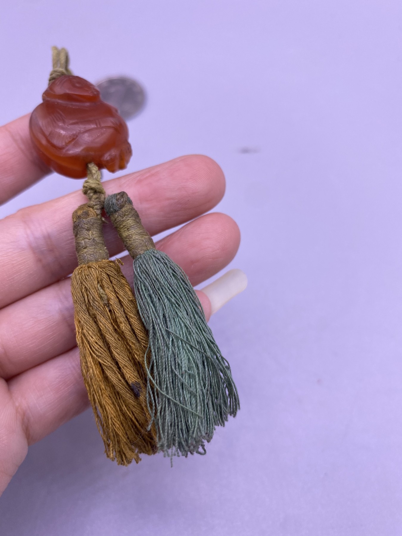 老玛瑙猴，尺寸2.3厘米，品相如图，750包快递