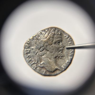 【钱币小铺】古希腊罗马钱币专场 - 罗马帝国塞维鲁迪纳里银币 公元193-211年 2.63g 16m m
