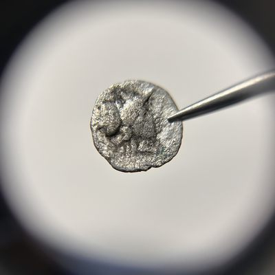 【钱币小铺】古希腊罗马钱币专场 - 潘菲利亚奥波银币 公元前370-360年 0.37g 9m m