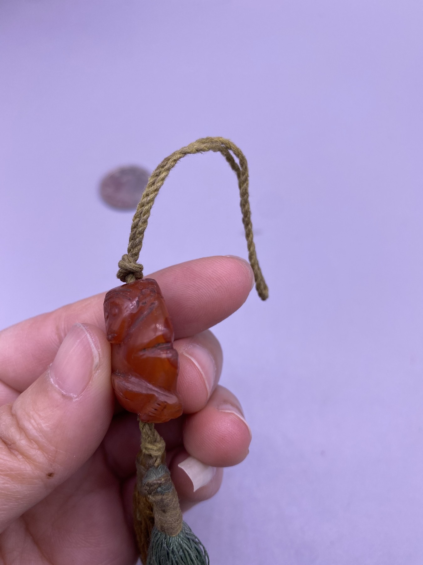 老玛瑙猴，尺寸2.3厘米，品相如图，750包快递