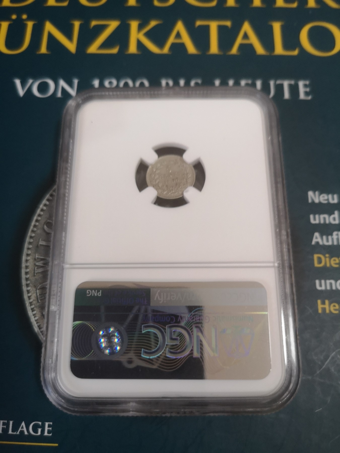 长老汇第22场精品币拍卖 1850荷兰威廉三世5分银币，NGC MS61