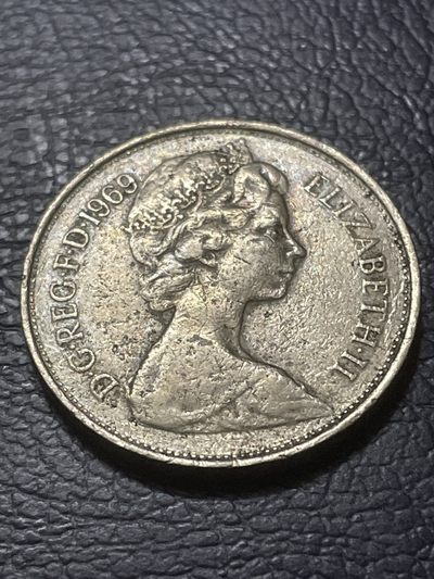 国外回流硬币专场限时精品第四场一元起拍 - 英国 1969 年 10 便士