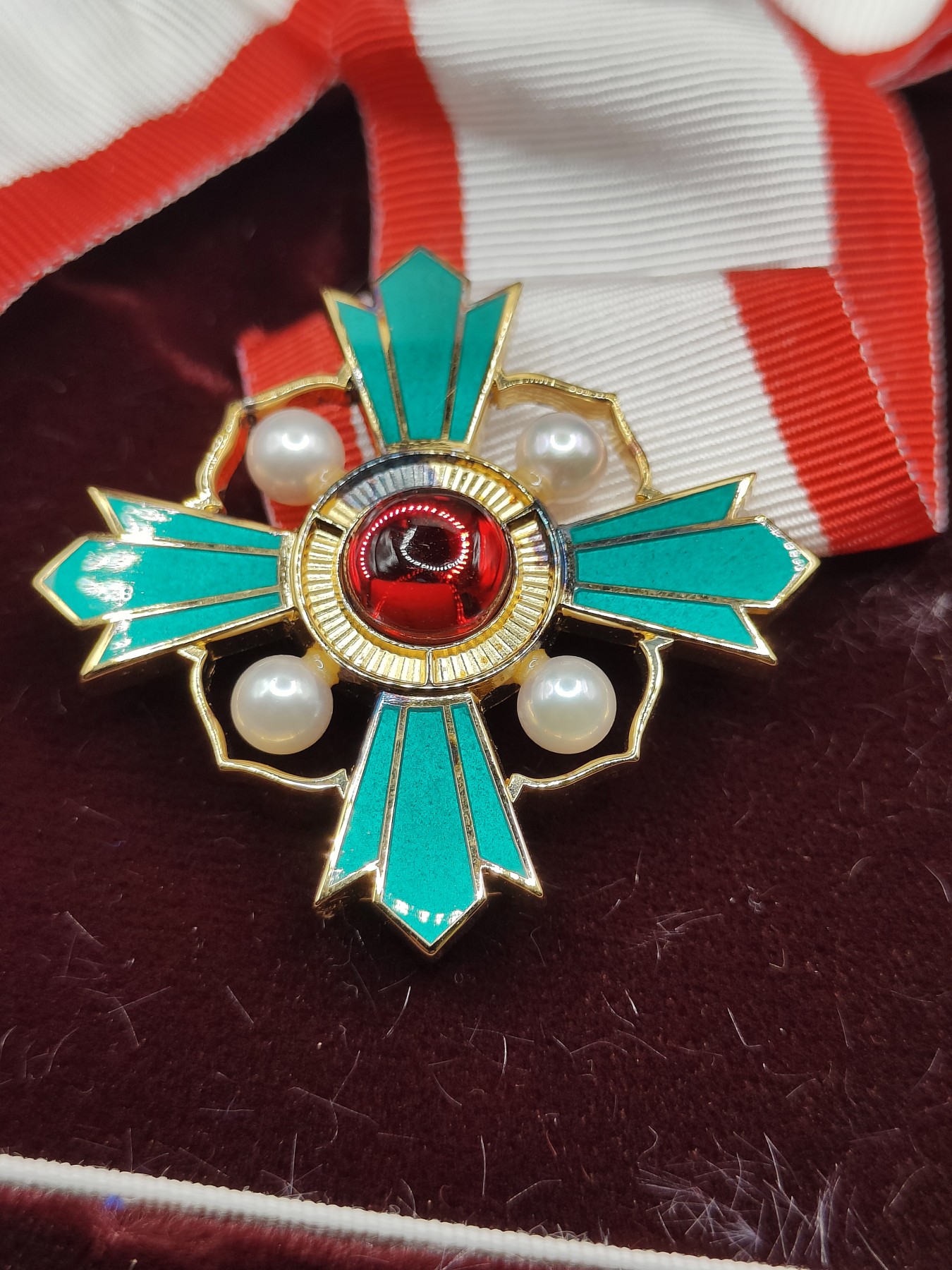 全场0元起拍 第76期 咸鱼国勋章拍卖专场 7月26日（周三）下午6：00开始 日本交通绿十字金章 纯银镀金