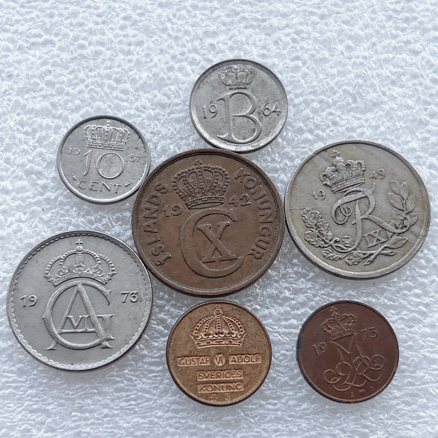 全场一元起拍 世界钱币散币场 第十期 一组散币