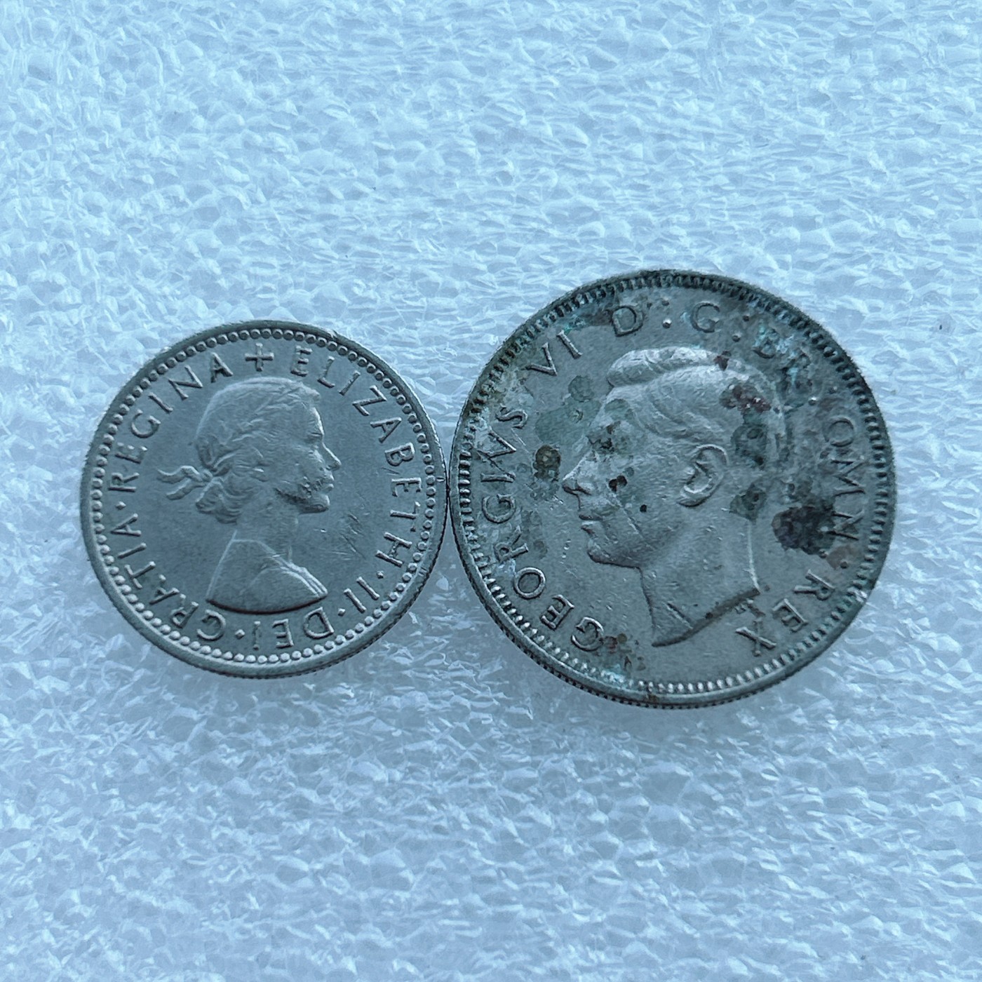 全场一元起拍 世界钱币散币场 第十期 英国钱币 乔治六世 伊丽莎白