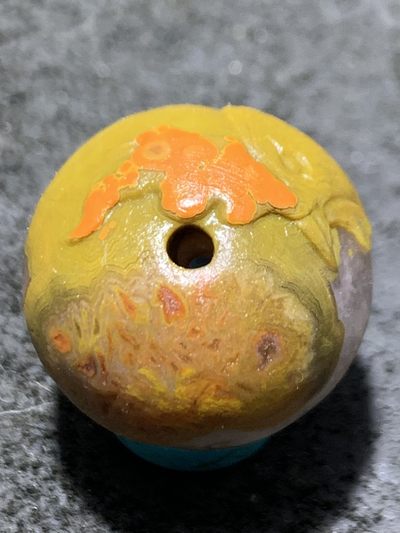 精美亚光冰飘战国红玛瑙手工俏色巧雕刻雄鸡珠子一颗！ 精美亚光冰飘战国红玛瑙手工俏色巧雕刻雄鸡珠子一颗！